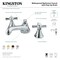 Kingston Brass KS4472ZX 8" Widespread Bathroom Faucet, Polished Brass KS4472ZX - alternate 2
